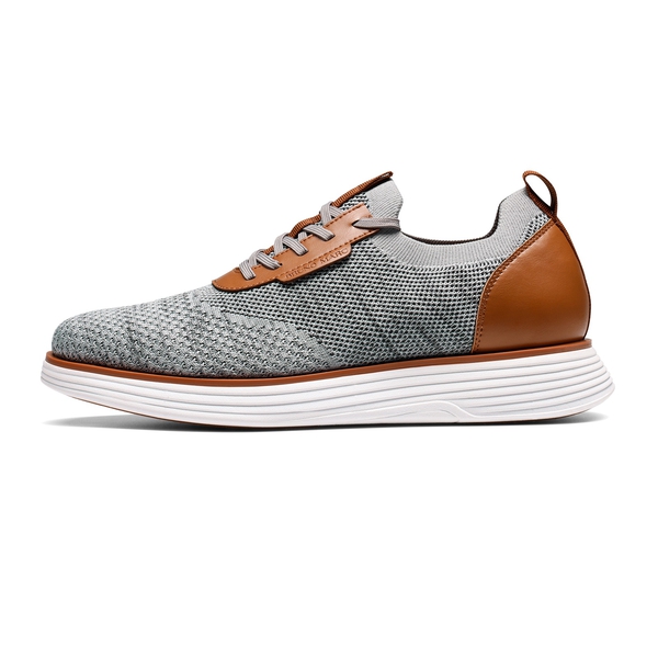 [MaxFlex SuiteBreeze+] Men's Breathable Oxford Knit Sneakers - GREY - 2
